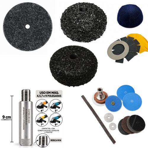 Kit Para Fabricação de Gamela, Pilão eTábuas de Corte etc - Diamante Negro